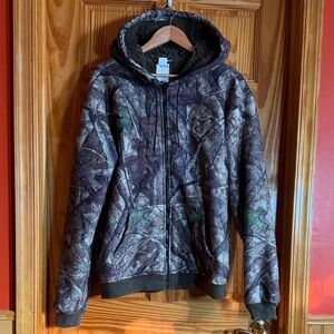 Camo Hooded Sweatshirt